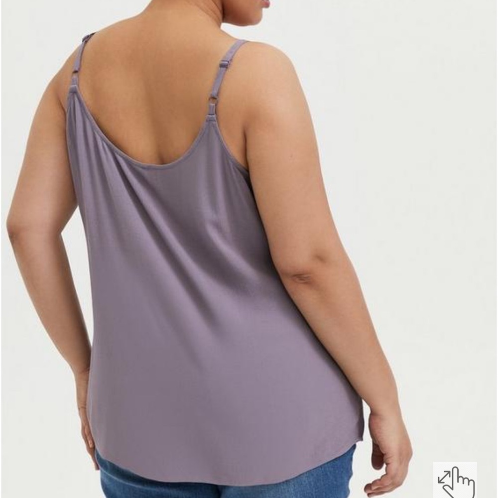Torrid Rayon Crepe Button-Front Cami - Picture 3 of 3